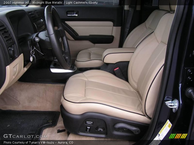 Midnight Blue Metallic / Light Cashmere/Ebony 2007 Hummer H3