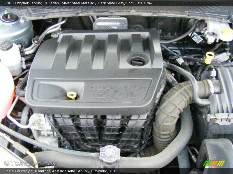 Silver Steel Metallic / Dark Slate Gray/Light Slate Gray 2008 Chrysler Sebring LX Sedan