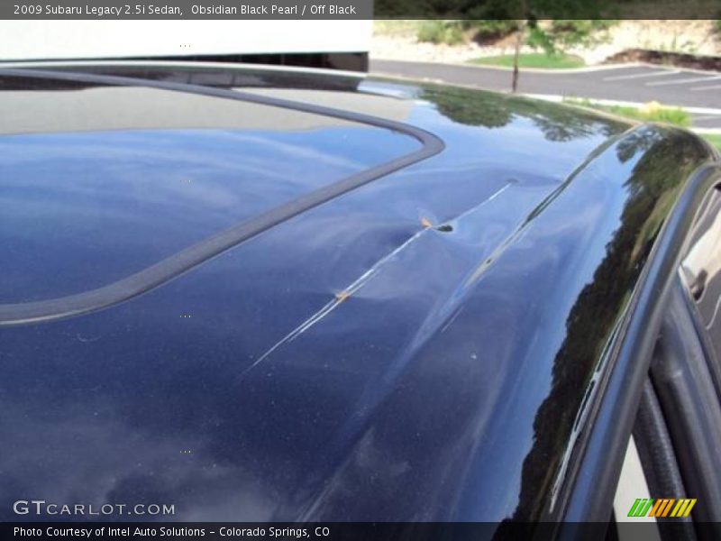Obsidian Black Pearl / Off Black 2009 Subaru Legacy 2.5i Sedan