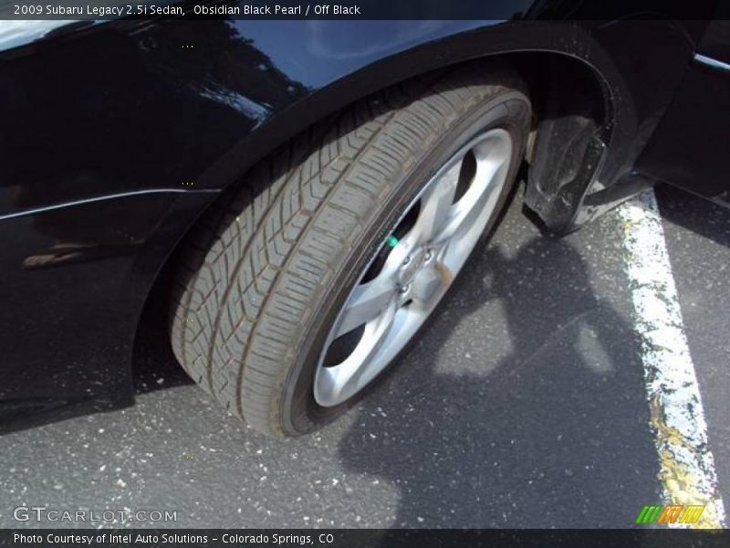 Obsidian Black Pearl / Off Black 2009 Subaru Legacy 2.5i Sedan