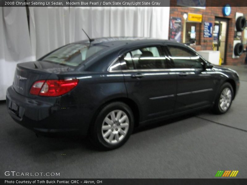 Modern Blue Pearl / Dark Slate Gray/Light Slate Gray 2008 Chrysler Sebring LX Sedan