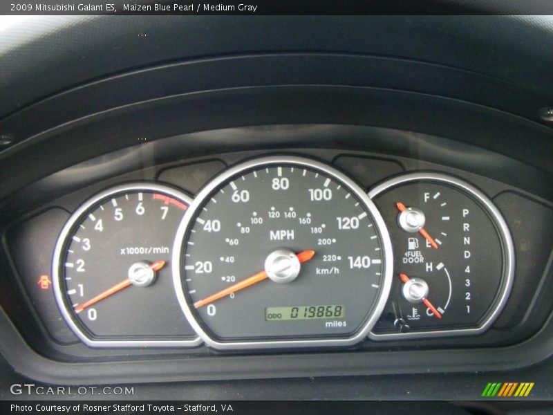Maizen Blue Pearl / Medium Gray 2009 Mitsubishi Galant ES