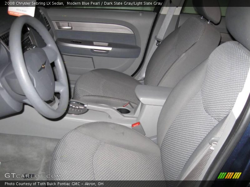 Modern Blue Pearl / Dark Slate Gray/Light Slate Gray 2008 Chrysler Sebring LX Sedan