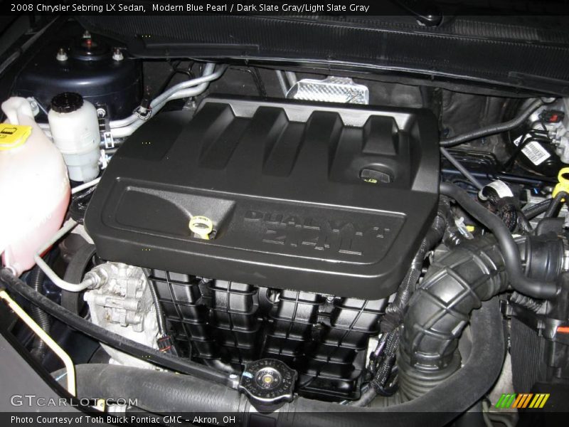 Modern Blue Pearl / Dark Slate Gray/Light Slate Gray 2008 Chrysler Sebring LX Sedan