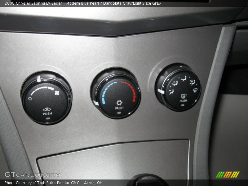 Modern Blue Pearl / Dark Slate Gray/Light Slate Gray 2008 Chrysler Sebring LX Sedan