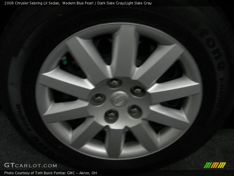 Modern Blue Pearl / Dark Slate Gray/Light Slate Gray 2008 Chrysler Sebring LX Sedan