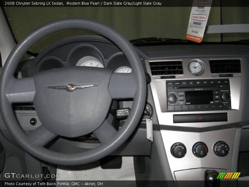 Modern Blue Pearl / Dark Slate Gray/Light Slate Gray 2008 Chrysler Sebring LX Sedan