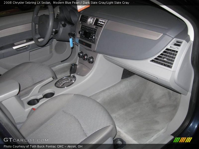 Modern Blue Pearl / Dark Slate Gray/Light Slate Gray 2008 Chrysler Sebring LX Sedan