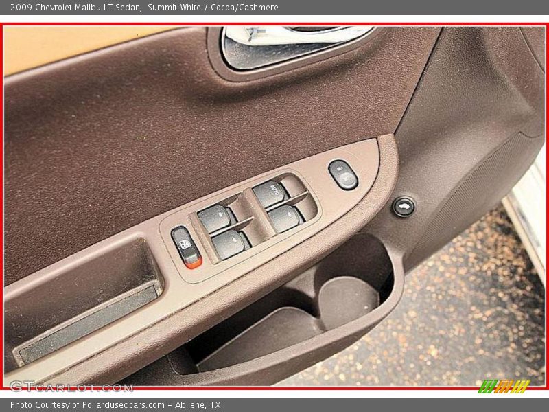 Summit White / Cocoa/Cashmere 2009 Chevrolet Malibu LT Sedan