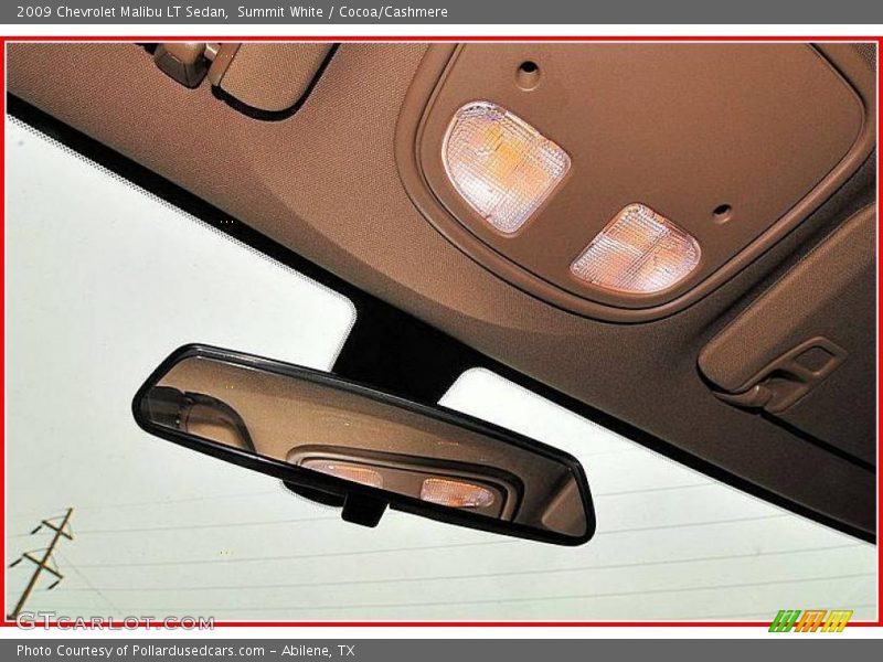 Summit White / Cocoa/Cashmere 2009 Chevrolet Malibu LT Sedan