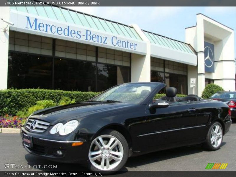 Black / Black 2006 Mercedes-Benz CLK 350 Cabriolet