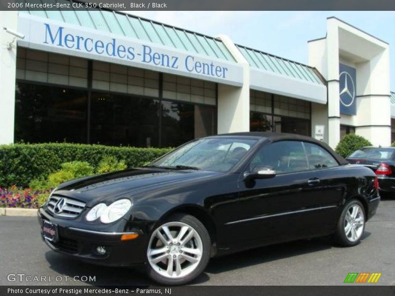 Black / Black 2006 Mercedes-Benz CLK 350 Cabriolet