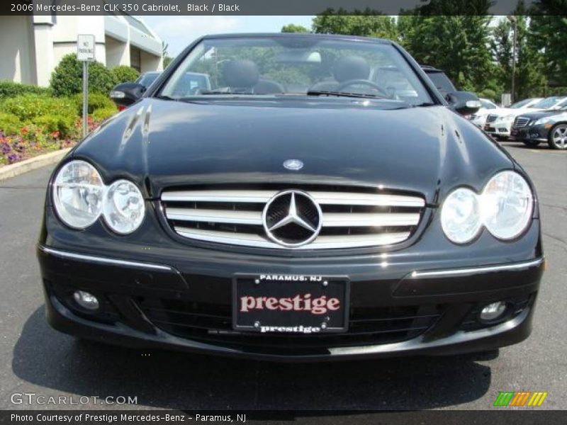 Black / Black 2006 Mercedes-Benz CLK 350 Cabriolet