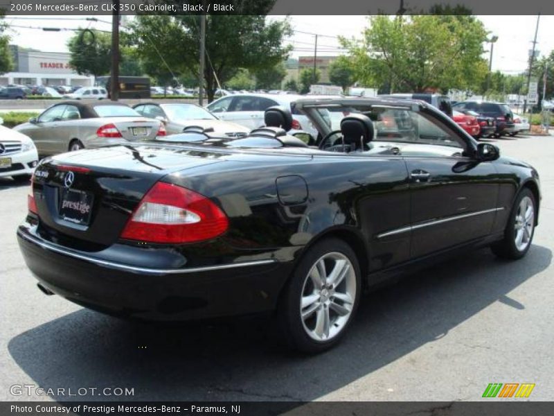 Black / Black 2006 Mercedes-Benz CLK 350 Cabriolet