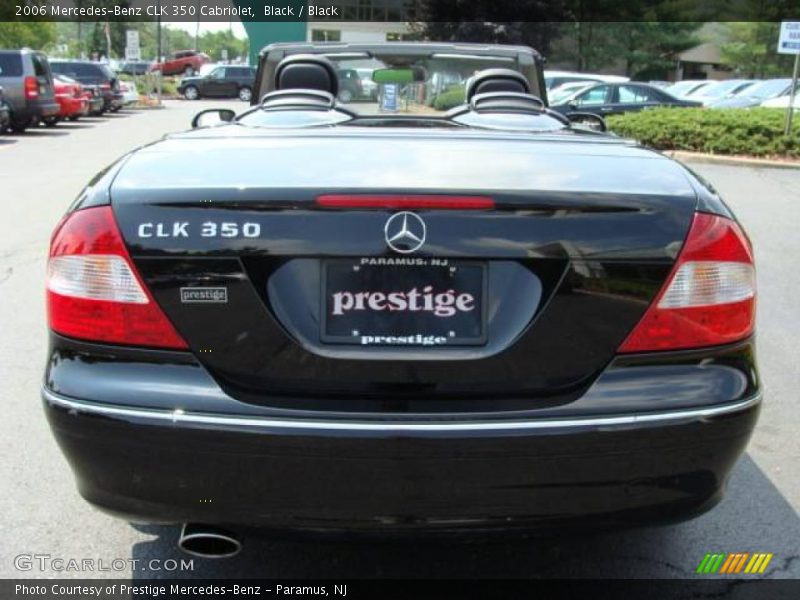 Black / Black 2006 Mercedes-Benz CLK 350 Cabriolet