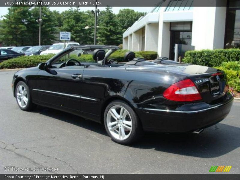 Black / Black 2006 Mercedes-Benz CLK 350 Cabriolet