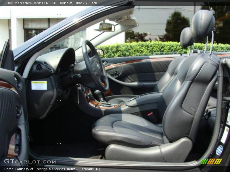 Black / Black 2006 Mercedes-Benz CLK 350 Cabriolet