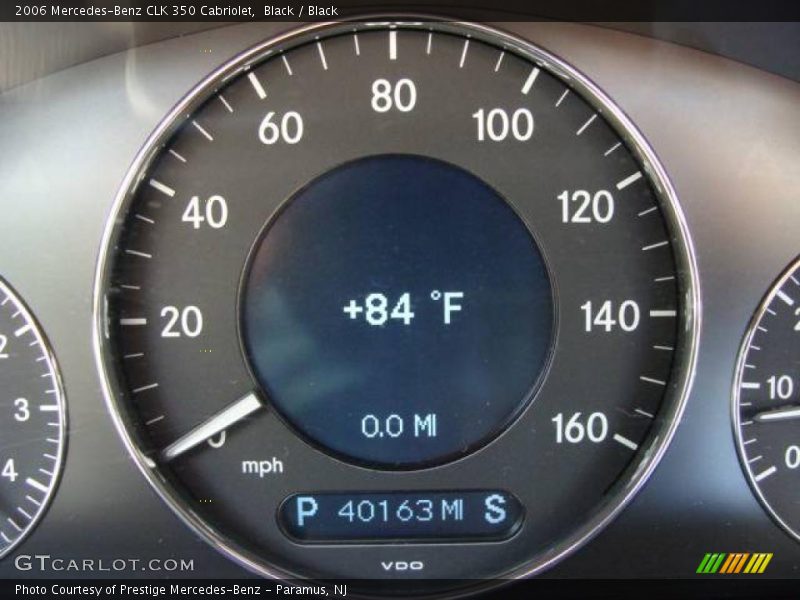 Black / Black 2006 Mercedes-Benz CLK 350 Cabriolet