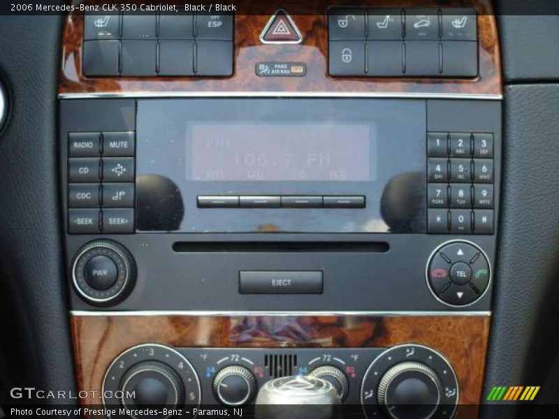 Black / Black 2006 Mercedes-Benz CLK 350 Cabriolet