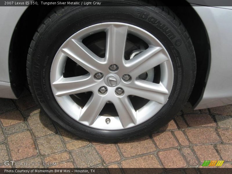 Tungsten Silver Metallic / Light Gray 2007 Lexus ES 350