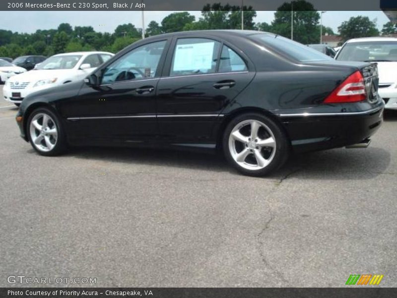 Black / Ash 2006 Mercedes-Benz C 230 Sport