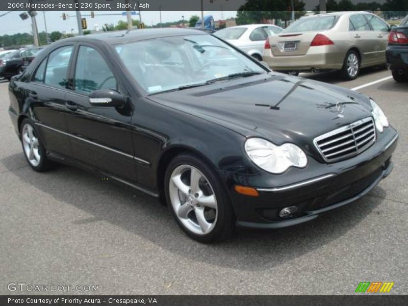 Black / Ash 2006 Mercedes-Benz C 230 Sport