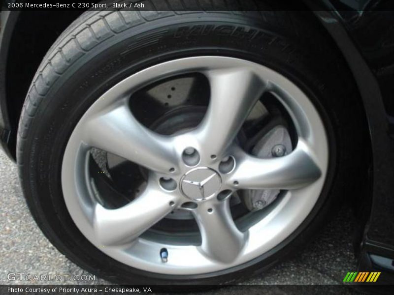 Black / Ash 2006 Mercedes-Benz C 230 Sport