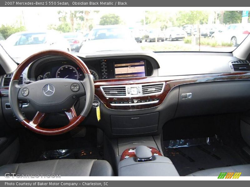 Obsidian Black Metallic / Black 2007 Mercedes-Benz S 550 Sedan