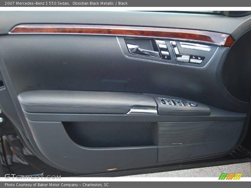 Obsidian Black Metallic / Black 2007 Mercedes-Benz S 550 Sedan