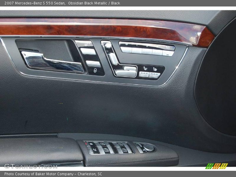 Obsidian Black Metallic / Black 2007 Mercedes-Benz S 550 Sedan