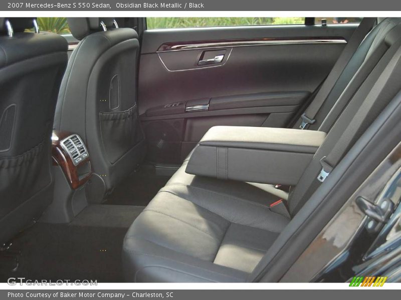 Obsidian Black Metallic / Black 2007 Mercedes-Benz S 550 Sedan