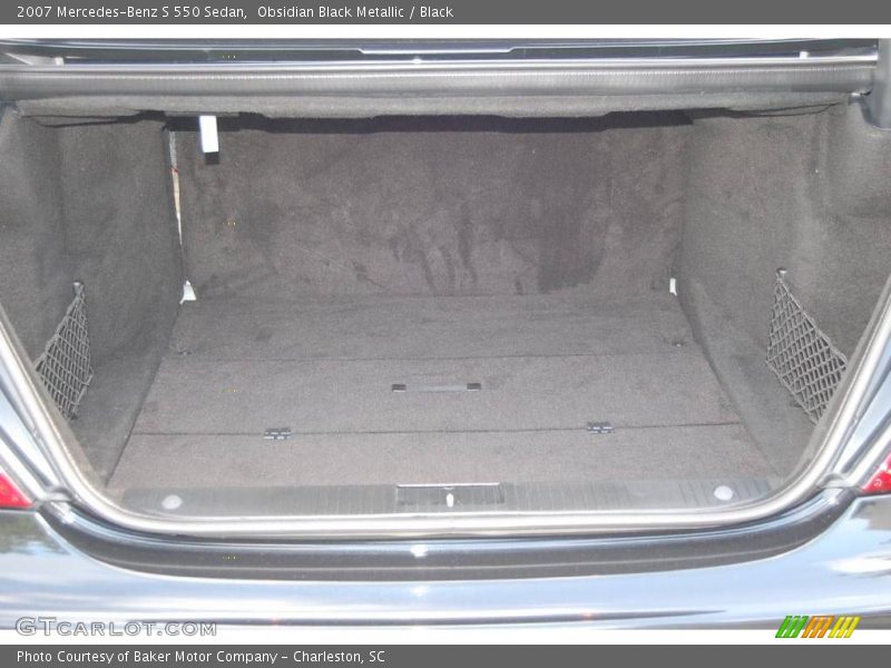 Obsidian Black Metallic / Black 2007 Mercedes-Benz S 550 Sedan
