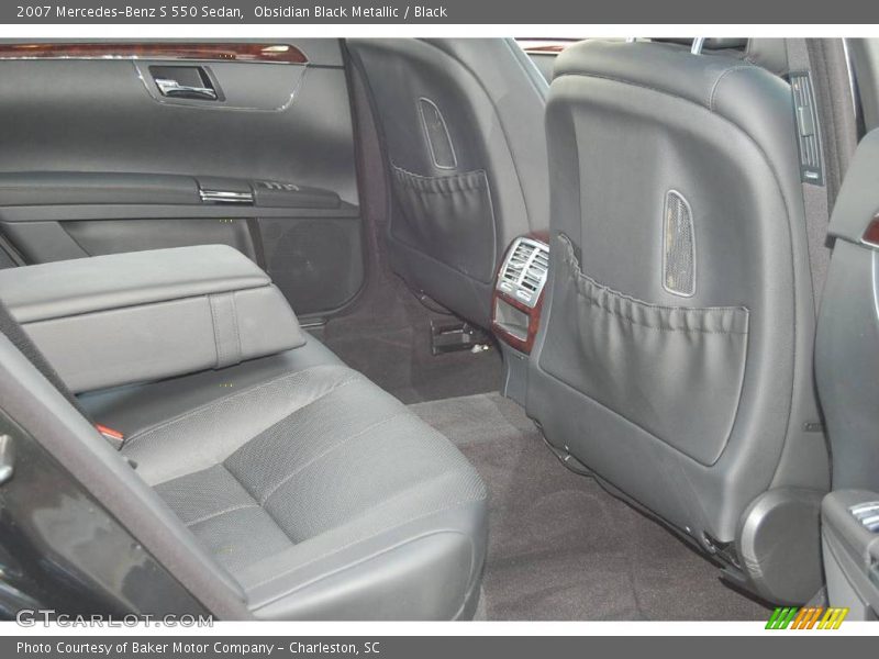 Obsidian Black Metallic / Black 2007 Mercedes-Benz S 550 Sedan