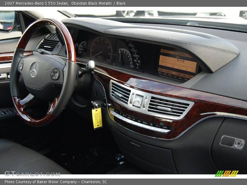 Obsidian Black Metallic / Black 2007 Mercedes-Benz S 550 Sedan
