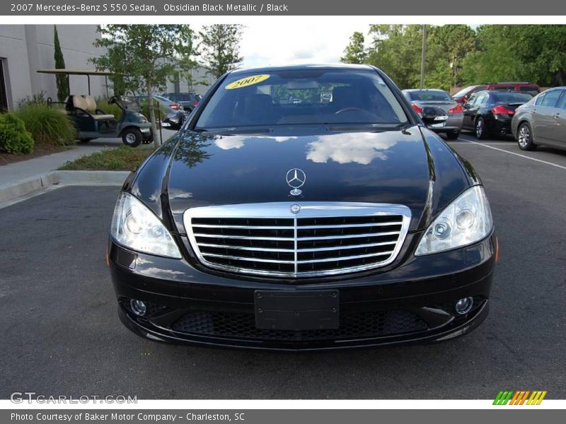 Obsidian Black Metallic / Black 2007 Mercedes-Benz S 550 Sedan