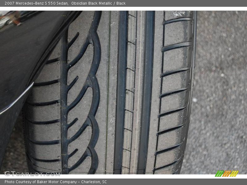Obsidian Black Metallic / Black 2007 Mercedes-Benz S 550 Sedan