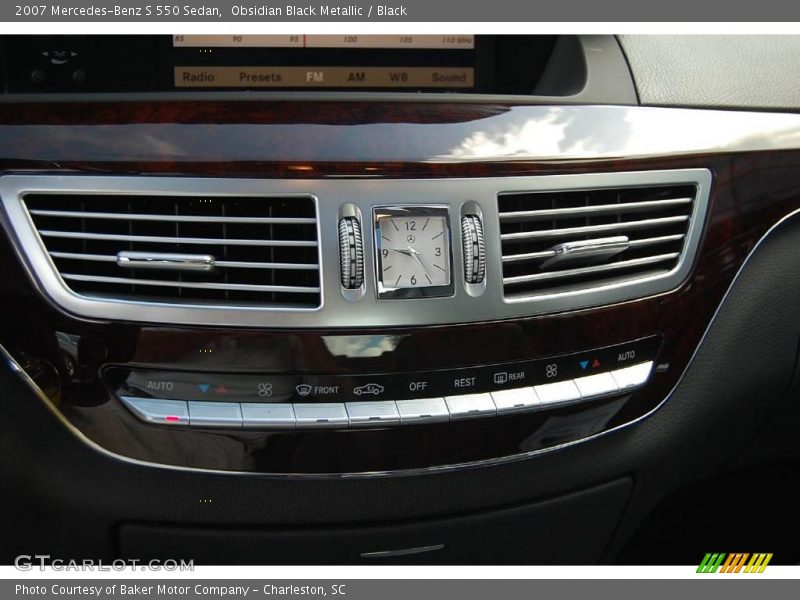 Obsidian Black Metallic / Black 2007 Mercedes-Benz S 550 Sedan