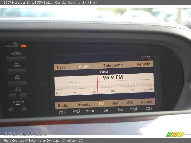 Obsidian Black Metallic / Black 2007 Mercedes-Benz S 550 Sedan