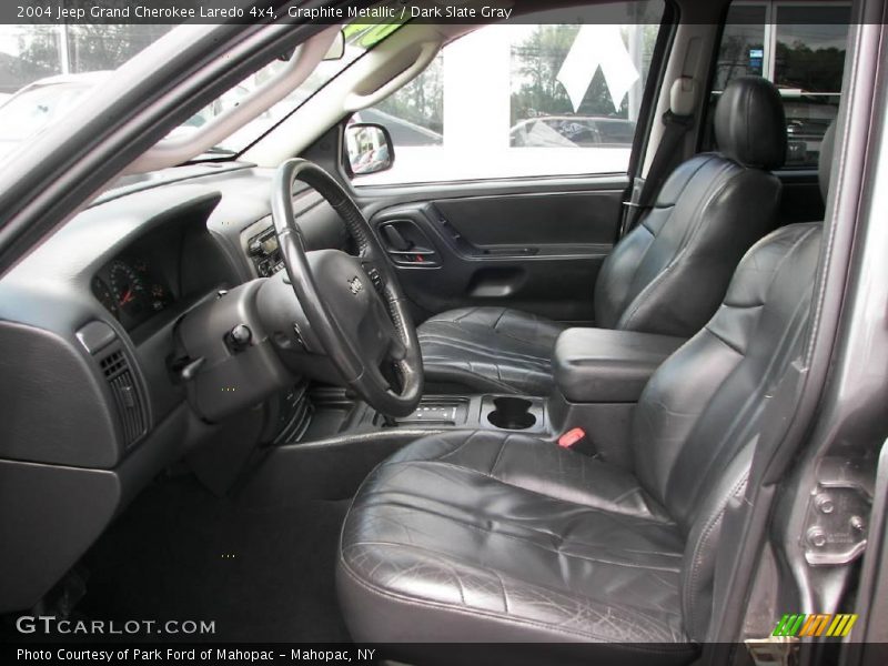 Graphite Metallic / Dark Slate Gray 2004 Jeep Grand Cherokee Laredo 4x4