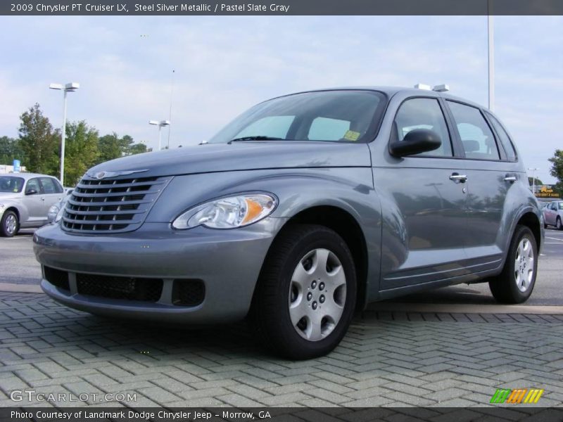 Steel Silver Metallic / Pastel Slate Gray 2009 Chrysler PT Cruiser LX