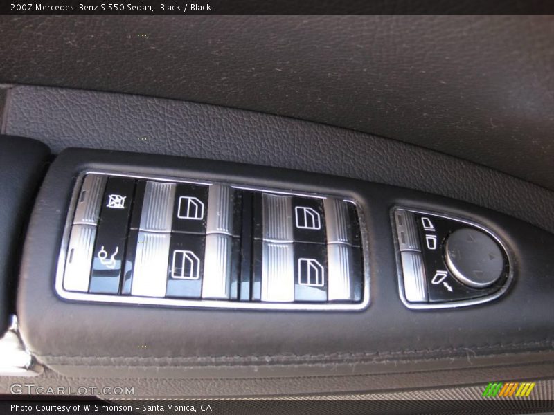 Black / Black 2007 Mercedes-Benz S 550 Sedan