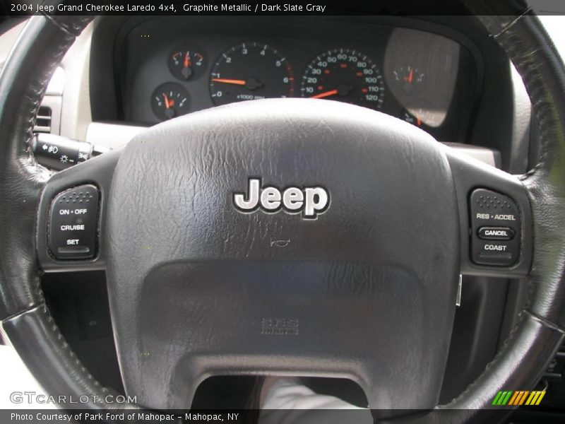 Graphite Metallic / Dark Slate Gray 2004 Jeep Grand Cherokee Laredo 4x4
