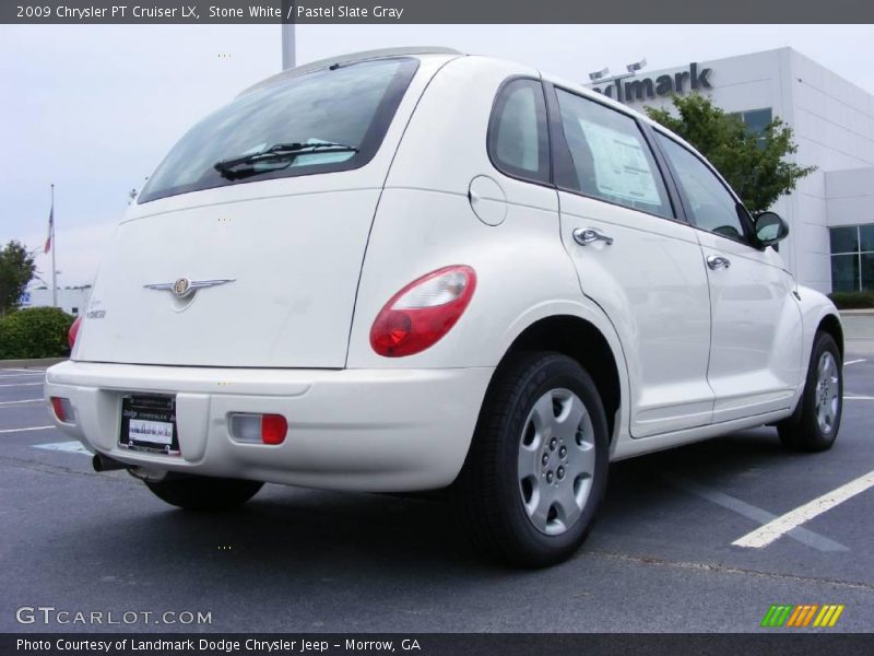 Stone White / Pastel Slate Gray 2009 Chrysler PT Cruiser LX