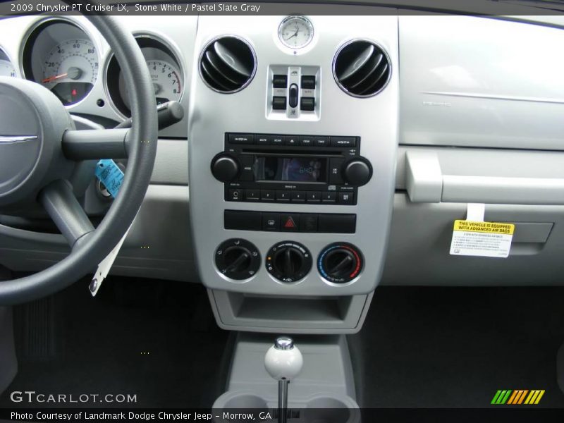 Stone White / Pastel Slate Gray 2009 Chrysler PT Cruiser LX