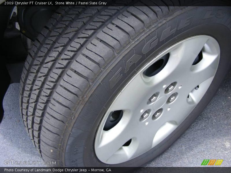 Stone White / Pastel Slate Gray 2009 Chrysler PT Cruiser LX