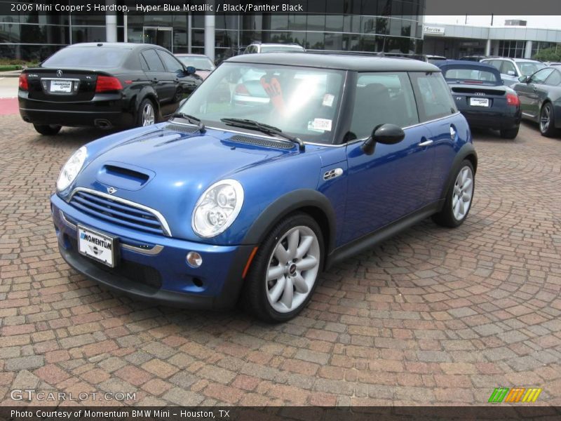 Hyper Blue Metallic / Black/Panther Black 2006 Mini Cooper S Hardtop