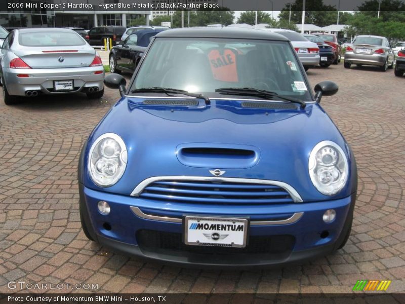 Hyper Blue Metallic / Black/Panther Black 2006 Mini Cooper S Hardtop