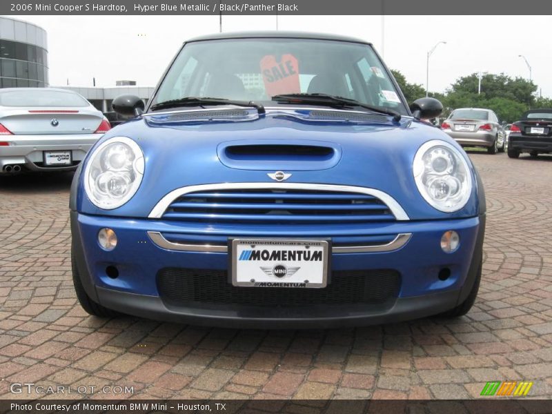 Hyper Blue Metallic / Black/Panther Black 2006 Mini Cooper S Hardtop