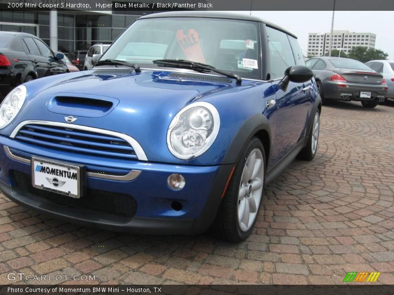 Hyper Blue Metallic / Black/Panther Black 2006 Mini Cooper S Hardtop