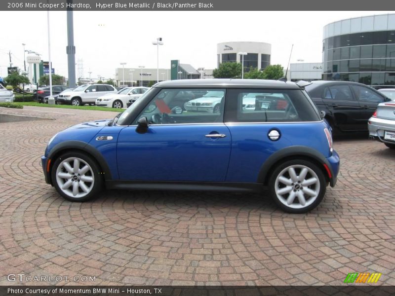 Hyper Blue Metallic / Black/Panther Black 2006 Mini Cooper S Hardtop